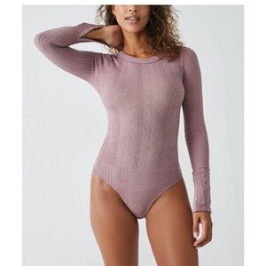 FREE PEOPLE Piece Of Me Bodysuit / Roan Rouge. Med. NWOT
